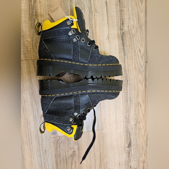 Dr. Martens ZUMA LEATHER & SUEDE HIKER STYLE BOOTS - Picture 9 of 11
